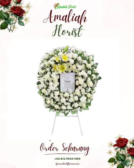 Krans Bunga Duka Girian Indah